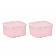 Kleine rechteckige Gefrier-Behälter 400 ml (2) Tupperware